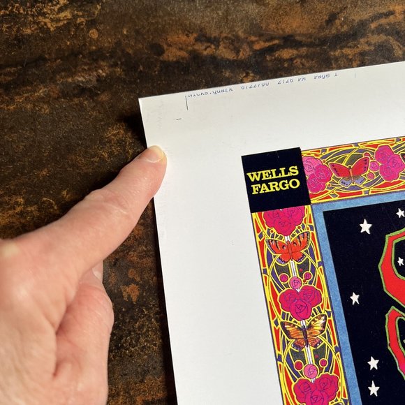 MINT/NM RARE Stevie Nicks & Friends 2000 Uncut Proof Sheet Signed by Masse 26x19 - Picture 3 of 9